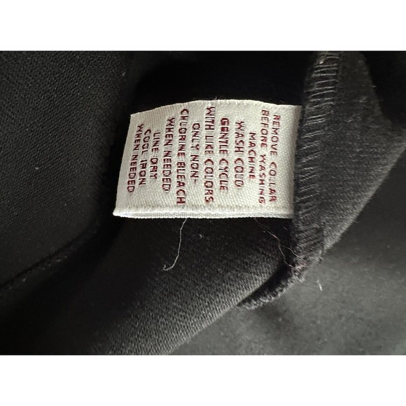 JM Collection Womens Jacket Large black Full Zip Knit polyester Blend. - Picture 4 of 4